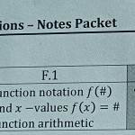 function composition - notes packet