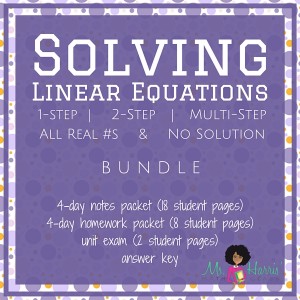 Solving Linear Equations : Unit Bundle