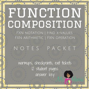 Function Composition | Notes Packet